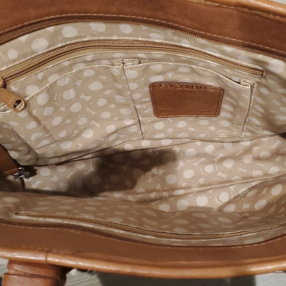 Brighton brown/tan tote statchel woven raffia straw handbag - Picture 6 of 9